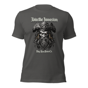 Join the Invasion( Black Flag )Unisex t-shirt