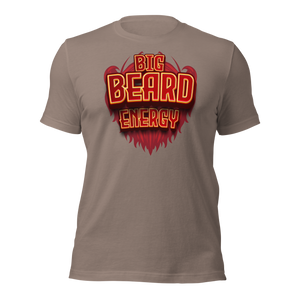 Big Beard Energy(red) Unisex t-shirt