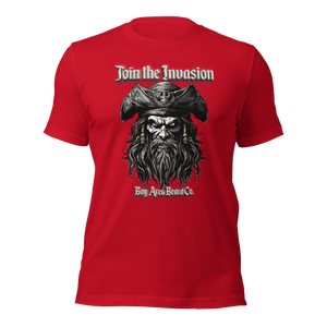 Join the Invasion( Black Flag )Unisex t-shirt
